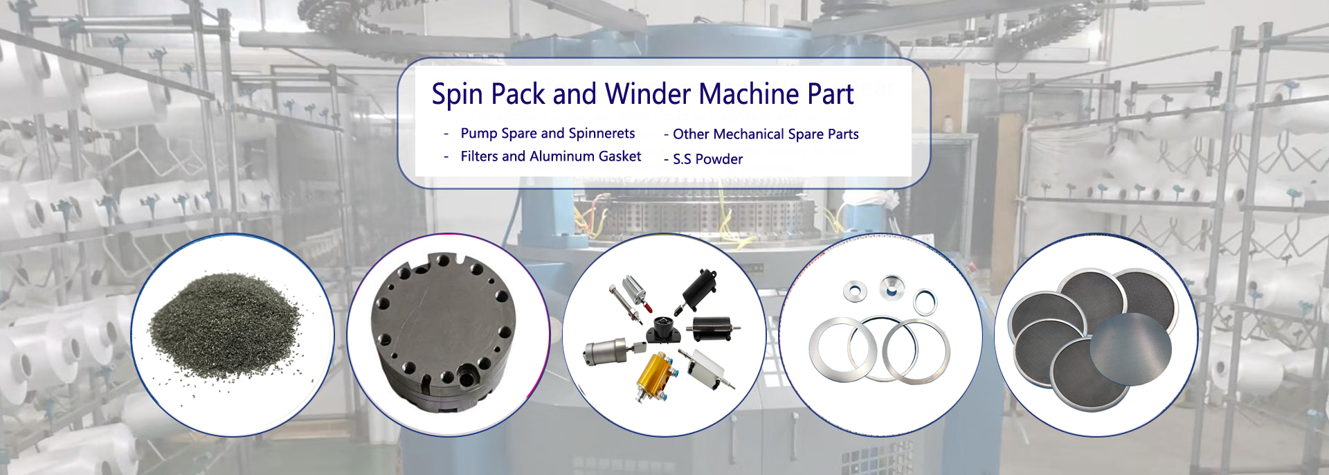 Pump Spare and Spinnerets